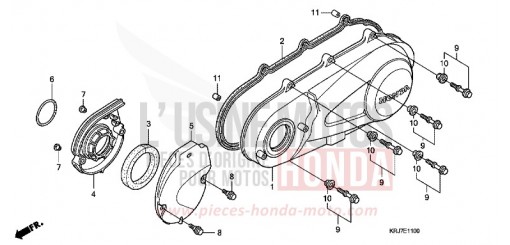 LEFT CRANKCASE COVER FES125AB de 2011